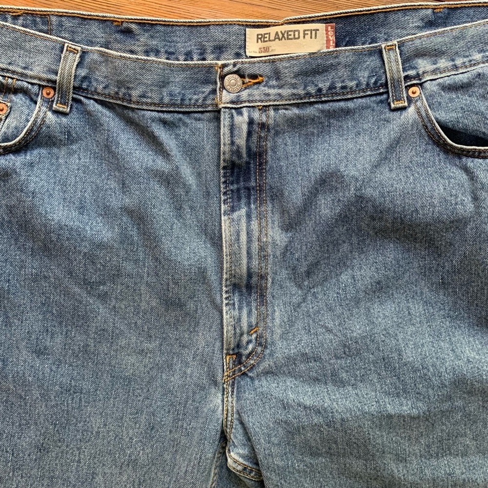 Men’s Y2K Levi’s 550 Relaxed Fit Jeans Size 48x30 - Picture 3 of 10